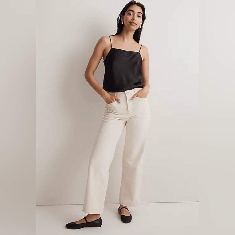 Madewell Emmett 2.0 Wide-Leg Pants in Corduroy